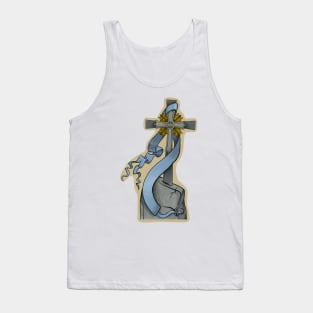 Cross in Stone Tank Top